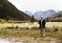 Roman Palester in Switzerland, 1970s.