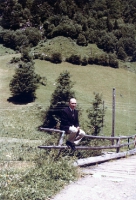 Roman Palester in Switzerland, 1970s.